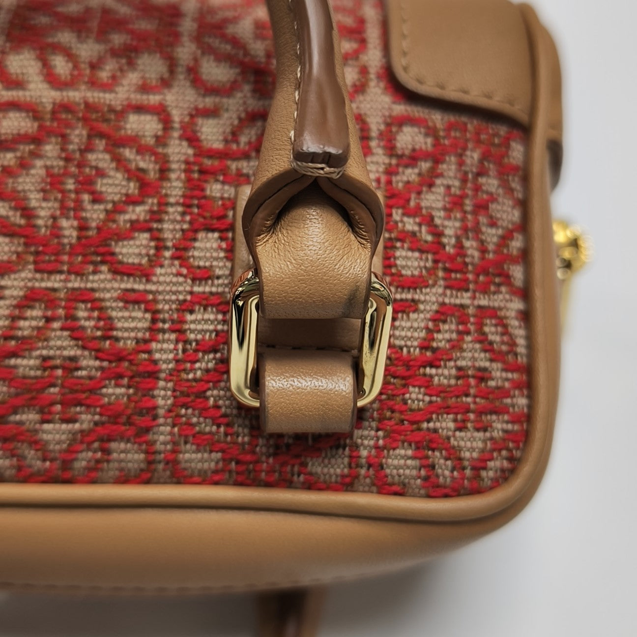 Amazona Quilted Canvas Red