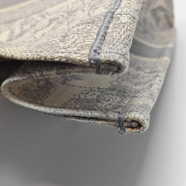 Book Tote Medium Canvas Gray