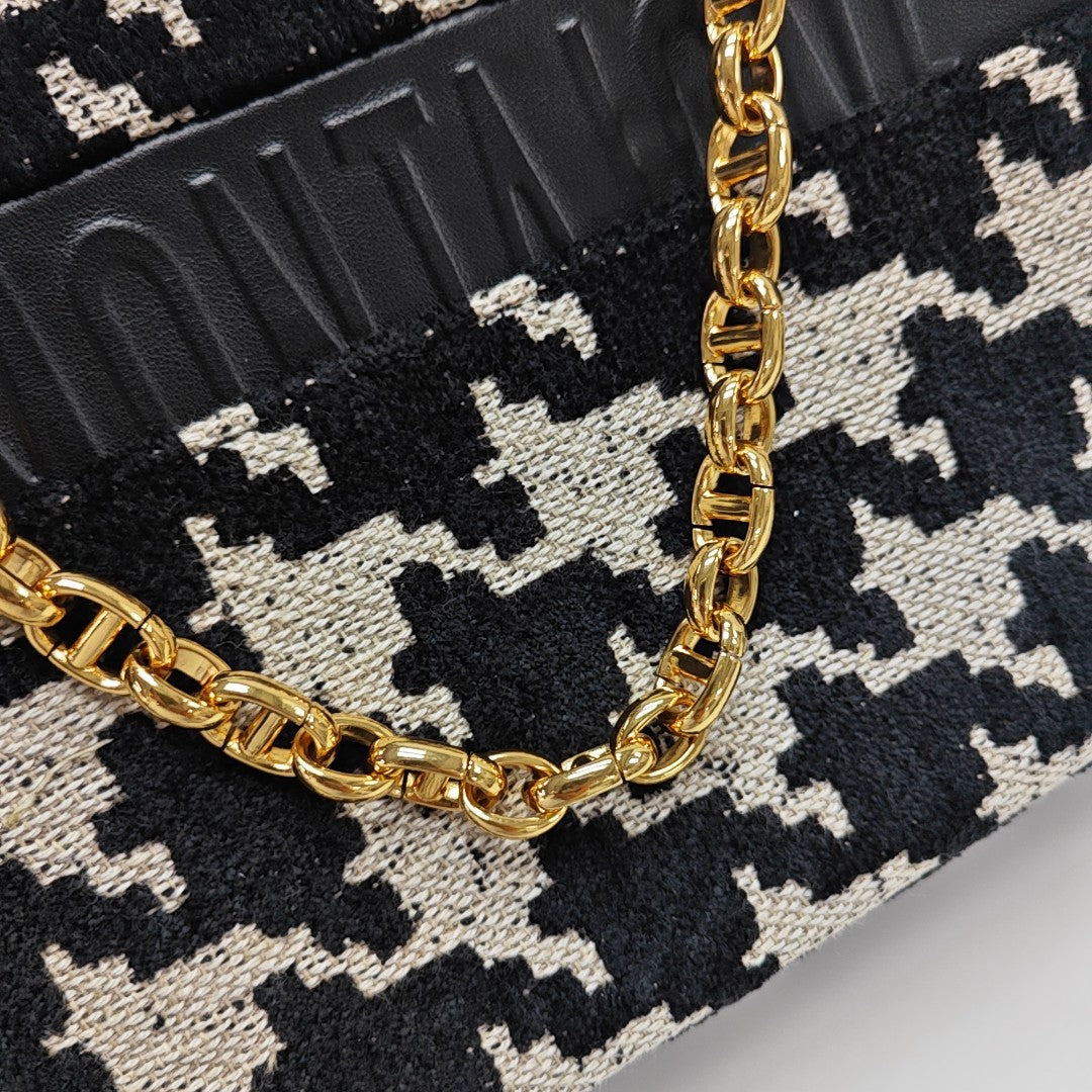Dior Caro Medium Canvas Black
