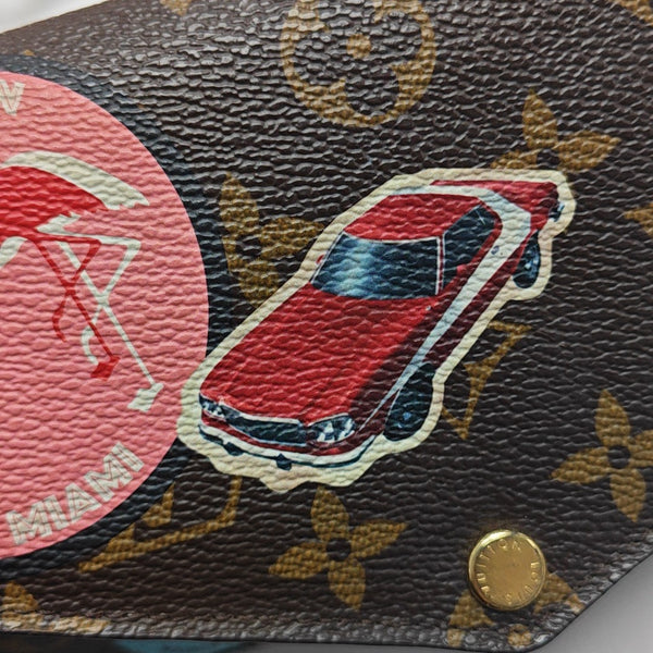 FÉLICIE Monogram Coated Canvas Brown