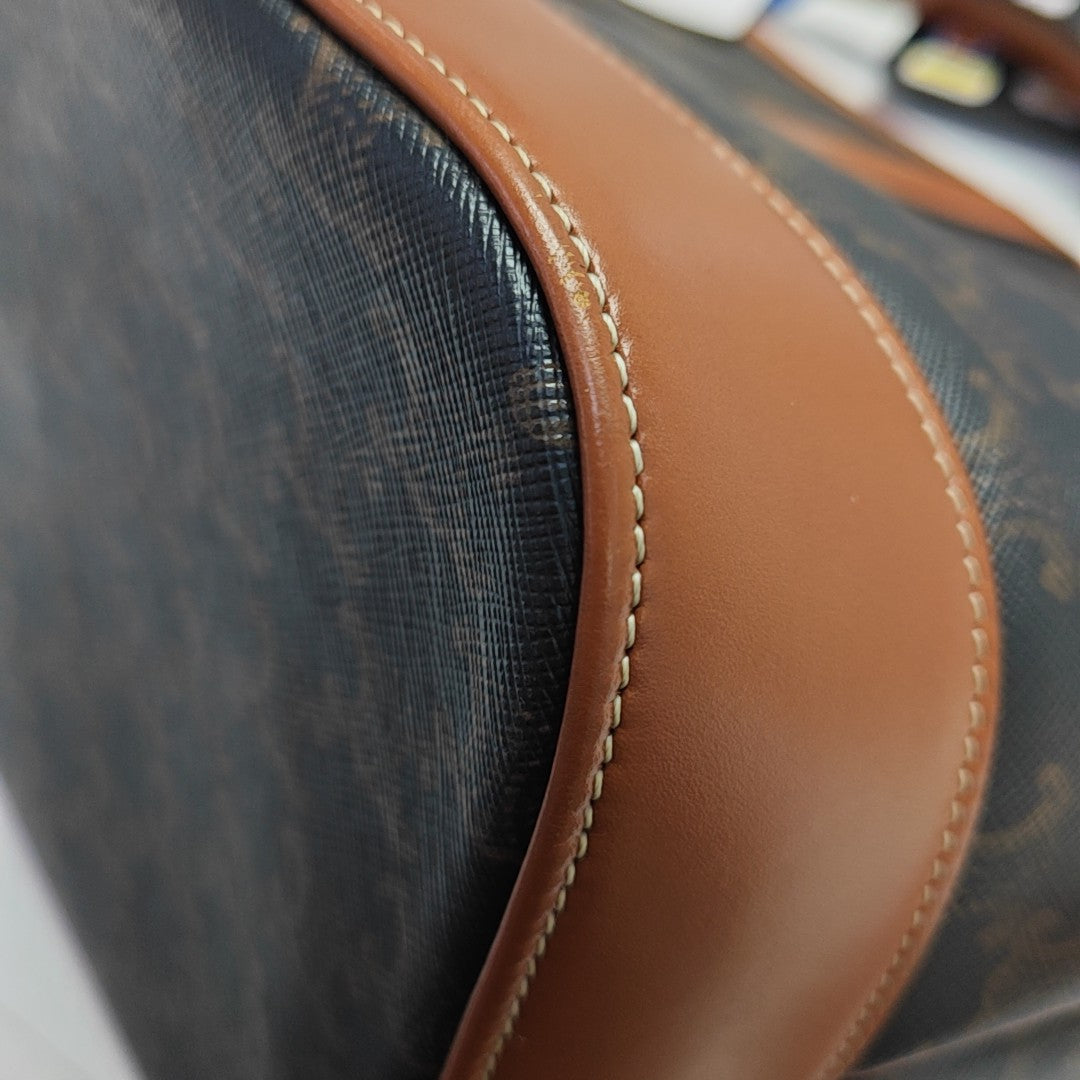 TRIOMPHE CANVAS Medium Coated Canvas Brown