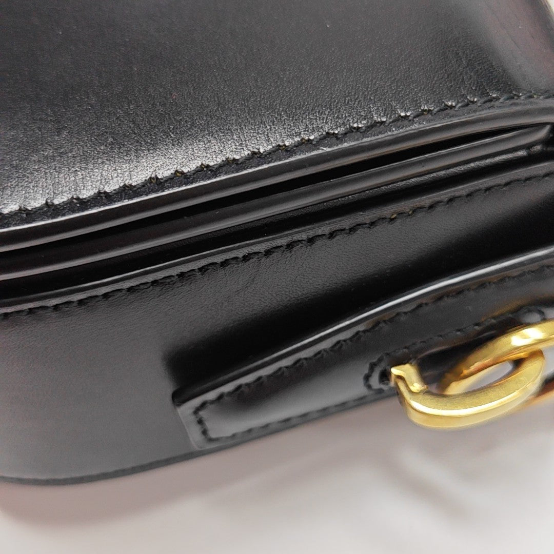 VOLTAIRE Calfskin Black