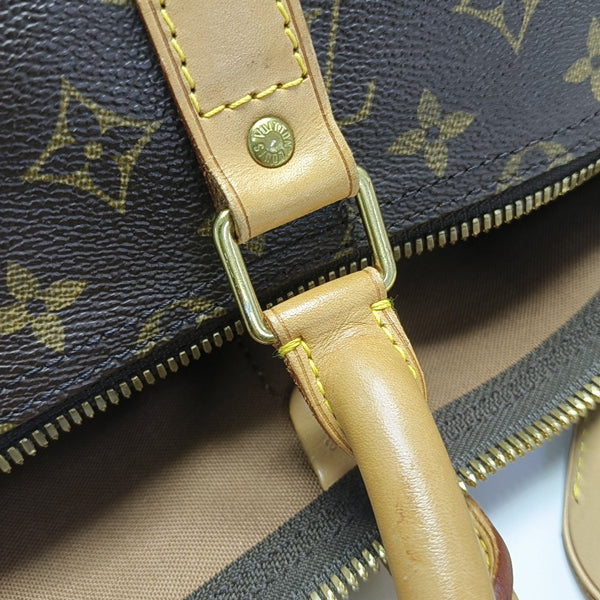 SAC SOUPLE 55 Monogram Coated Canvas Brown