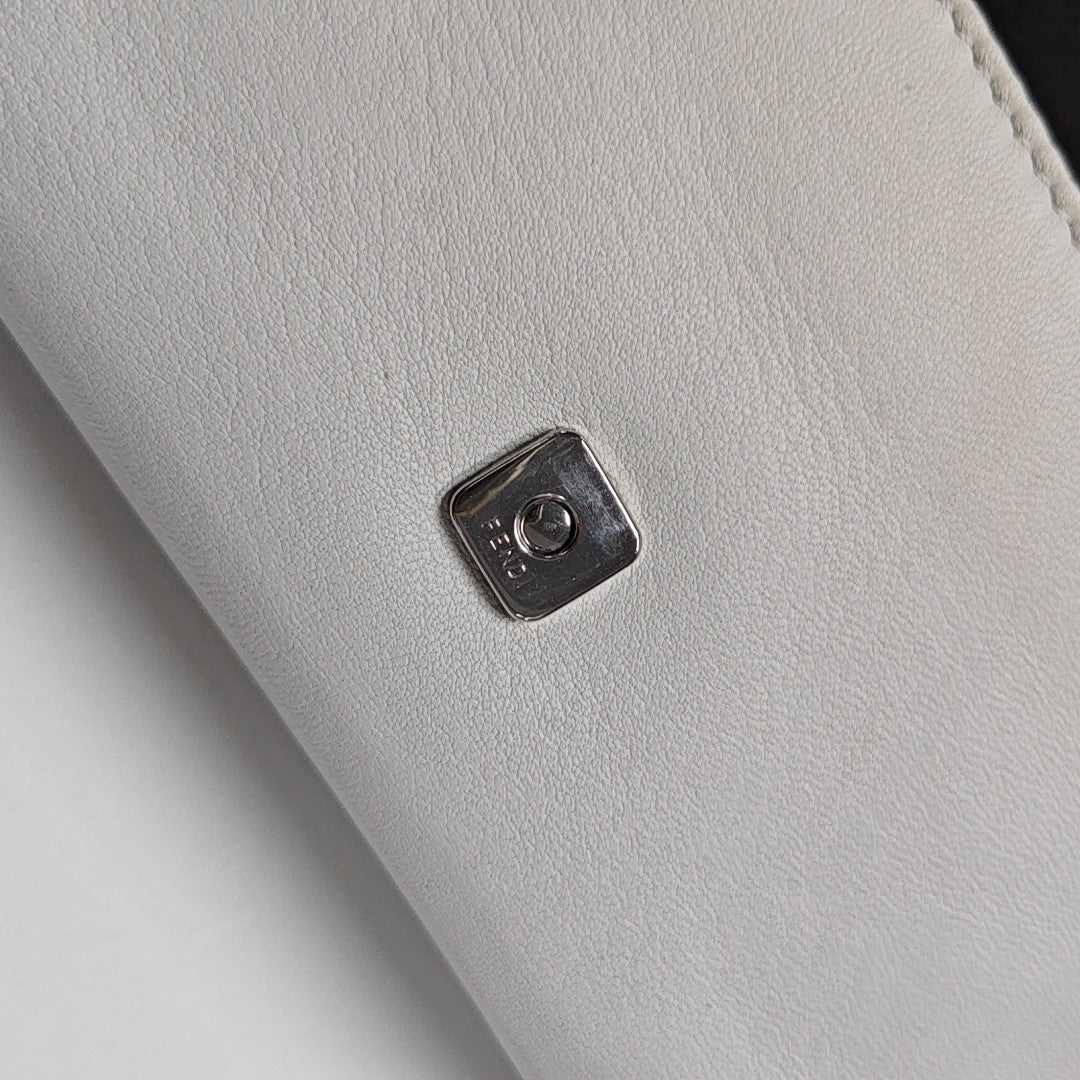 Baguette Micro Calfskin White