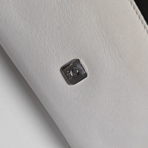 Baguette Micro Calfskin White