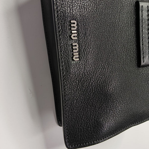 Miu Lady Calfskin Black