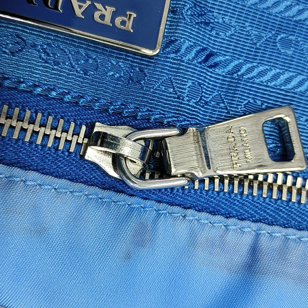 Nylon Tote Bag Blue