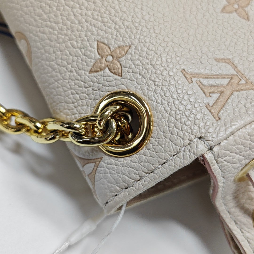 NOÉ Nano Monogram Calfskin Beige
