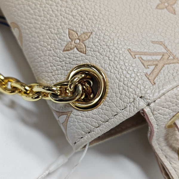 NOÉ Nano Monogram Calfskin Beige