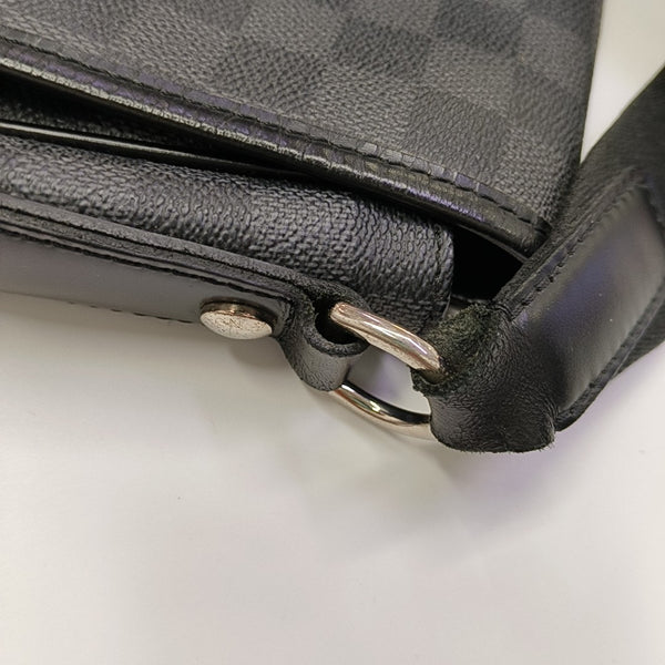 DANIEL Damier Graphite Coated Canvas Gray