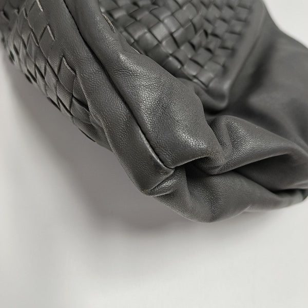 Lambskin Shoulder Bag Gray