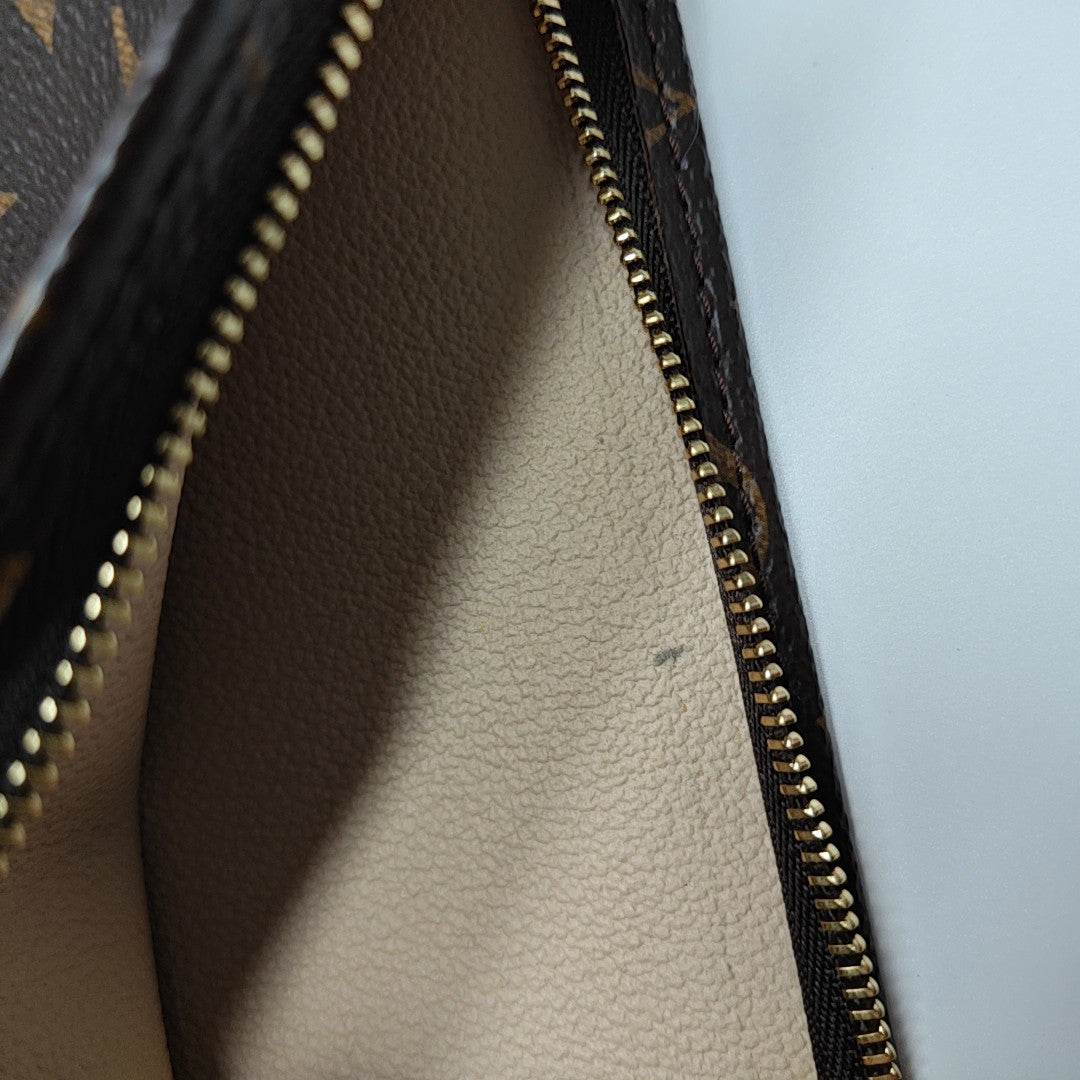 TOILET POCKET 26 Monogram Coated Canvas Brown