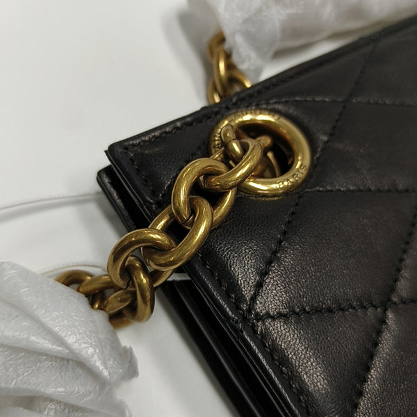 LE MAILLON Quilted Lambskin Black