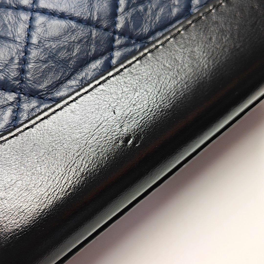 GABRIELLE Quilted Calfskin Blue