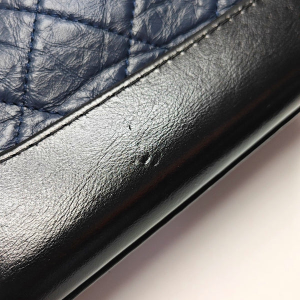 GABRIELLE Quilted Calfskin Blue