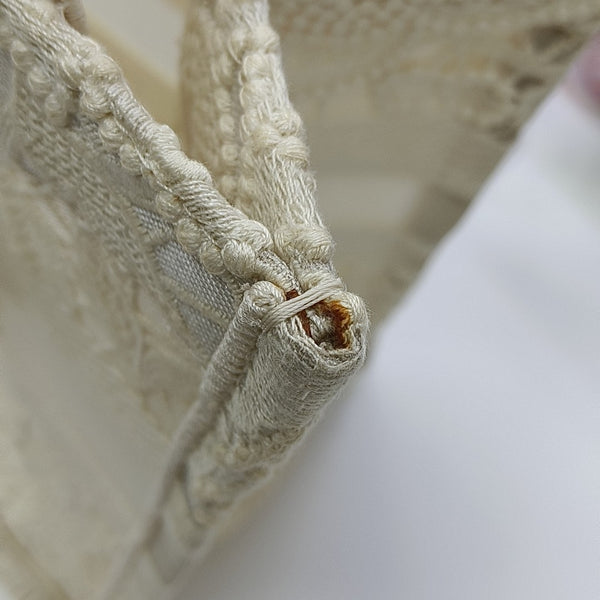 Book Tote Small Canvas White