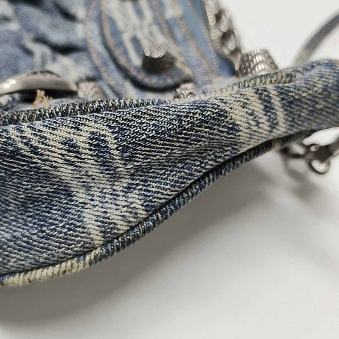Le Cagole Mini Denim Blue