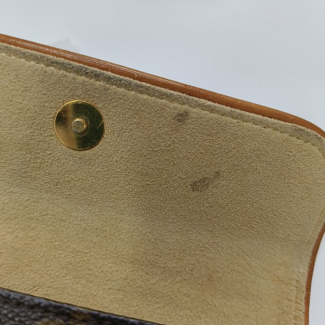 FLORENTINE Monogram Coated Canvas Brown