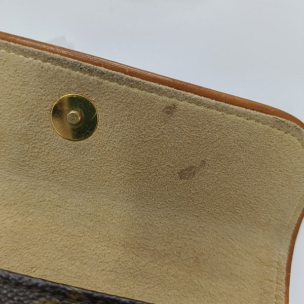 FLORENTINE Monogram Coated Canvas Brown