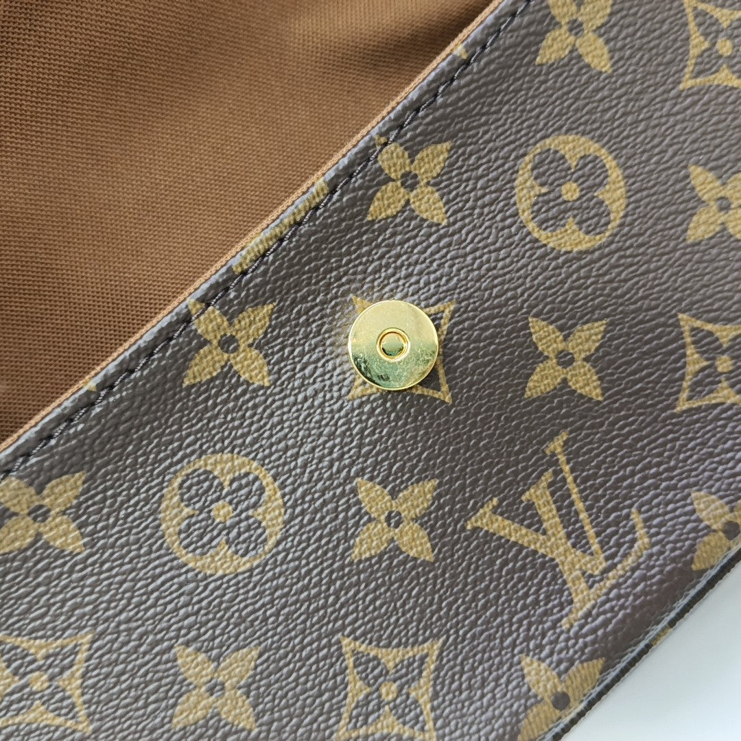 IVY Monogram Coated Canvas Brown