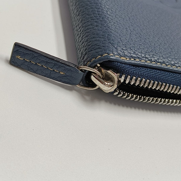 Calfskin Clutch Blue