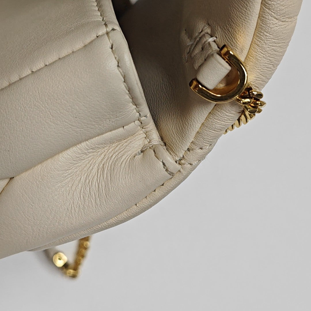 SERPENTI CABOCHON Quilted Calfskin Beige