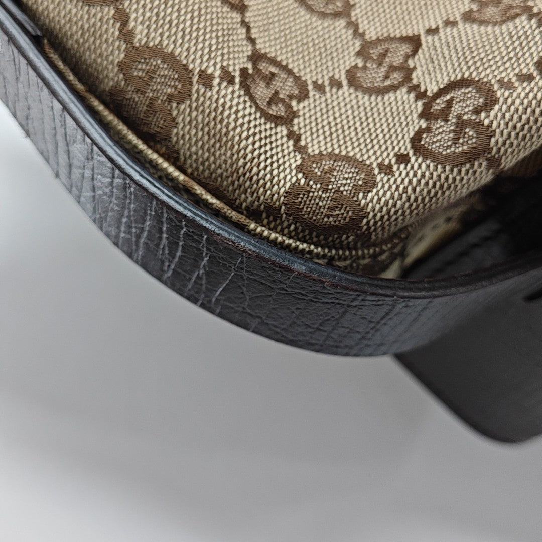 Monogram Canvas Tote Bag Brown