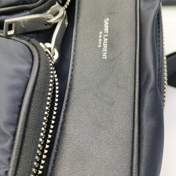 Nylon Shoulder Bag Blue
