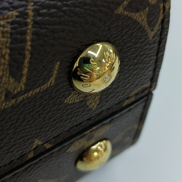 CLUNY PM Monogram Coated Canvas Brown