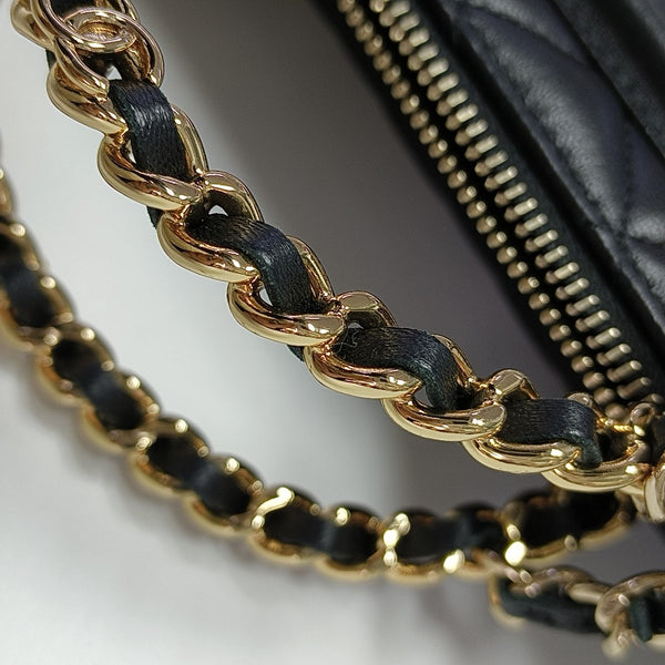 Quilted Lambskin Black