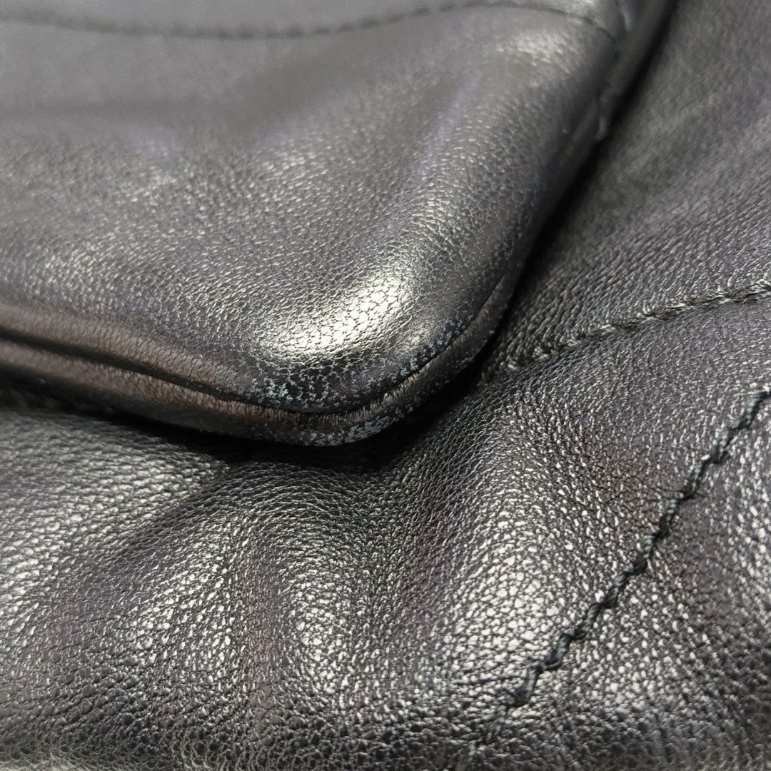 JAMIE POCHON Lambskin Black