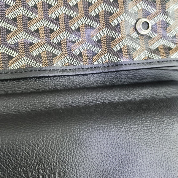 Saint Léger Coated Canvas Black