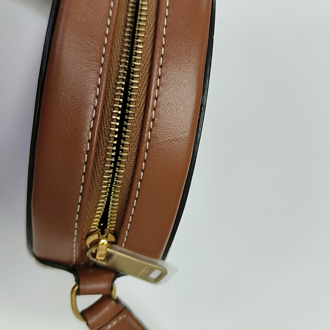 TRIOMPHE Small Calfskin Brown