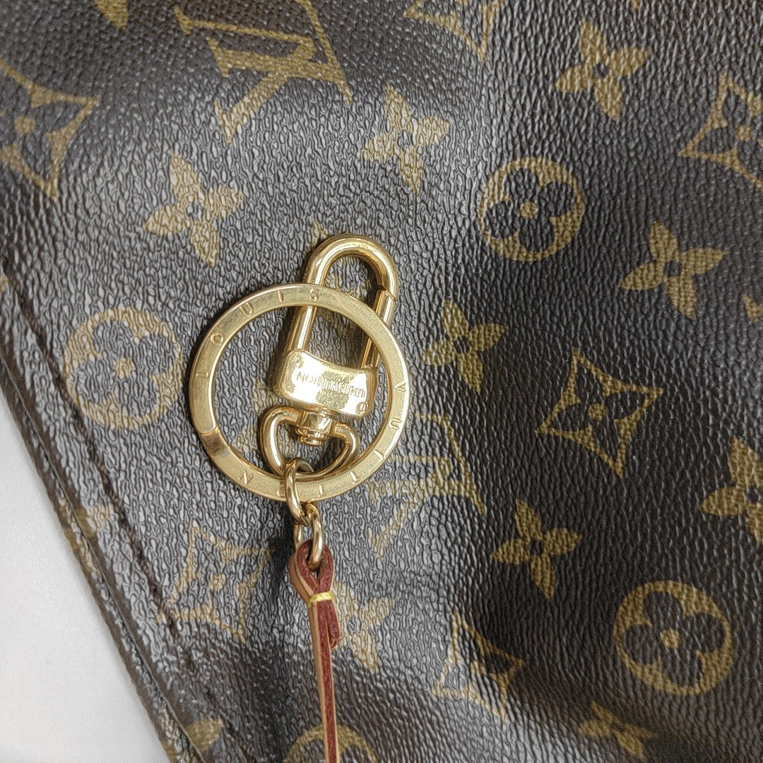 ARTSY MM Monogram Coated Canvas Brown