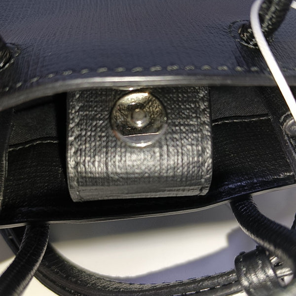 Shopping Bag Calfskin Black