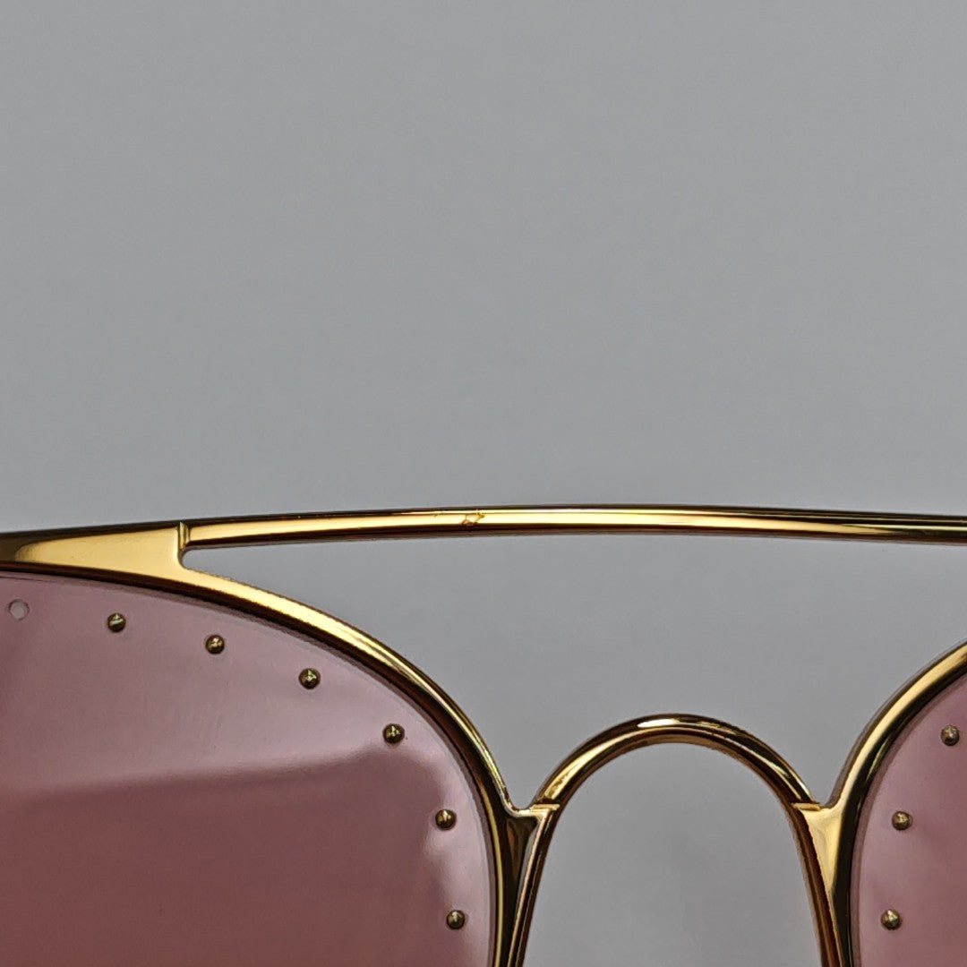 Metal Sunglasses Red