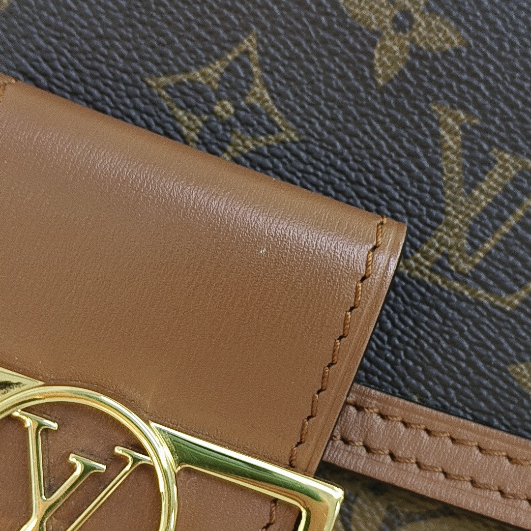 DAUPHINE Mini Coated Canvas Brown