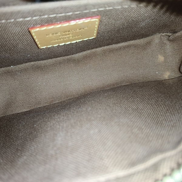 MARLY DRAGONNE Mini Monogram Coated Canvas Brown