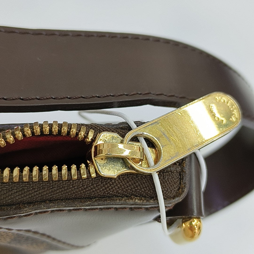 GALLIERA Damier Ebene Coated Canvas Brown