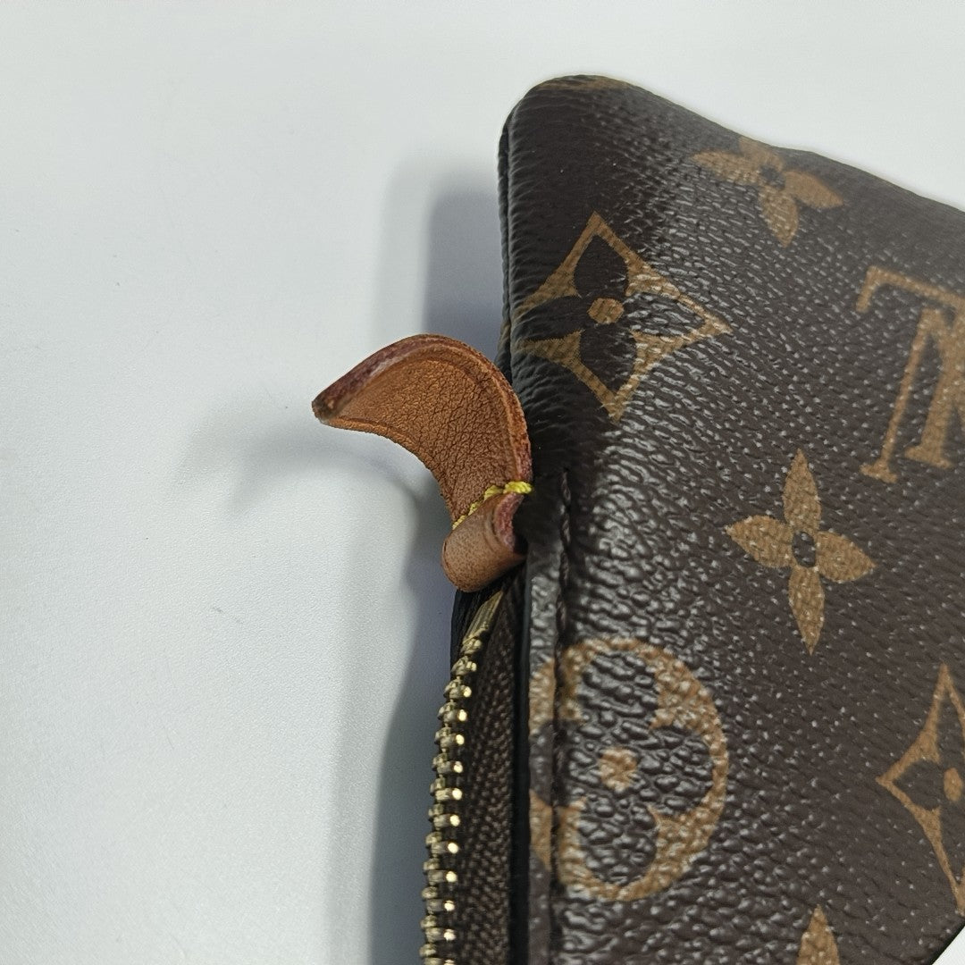 Etui Voyage MM Monogram Coated Canvas Brown