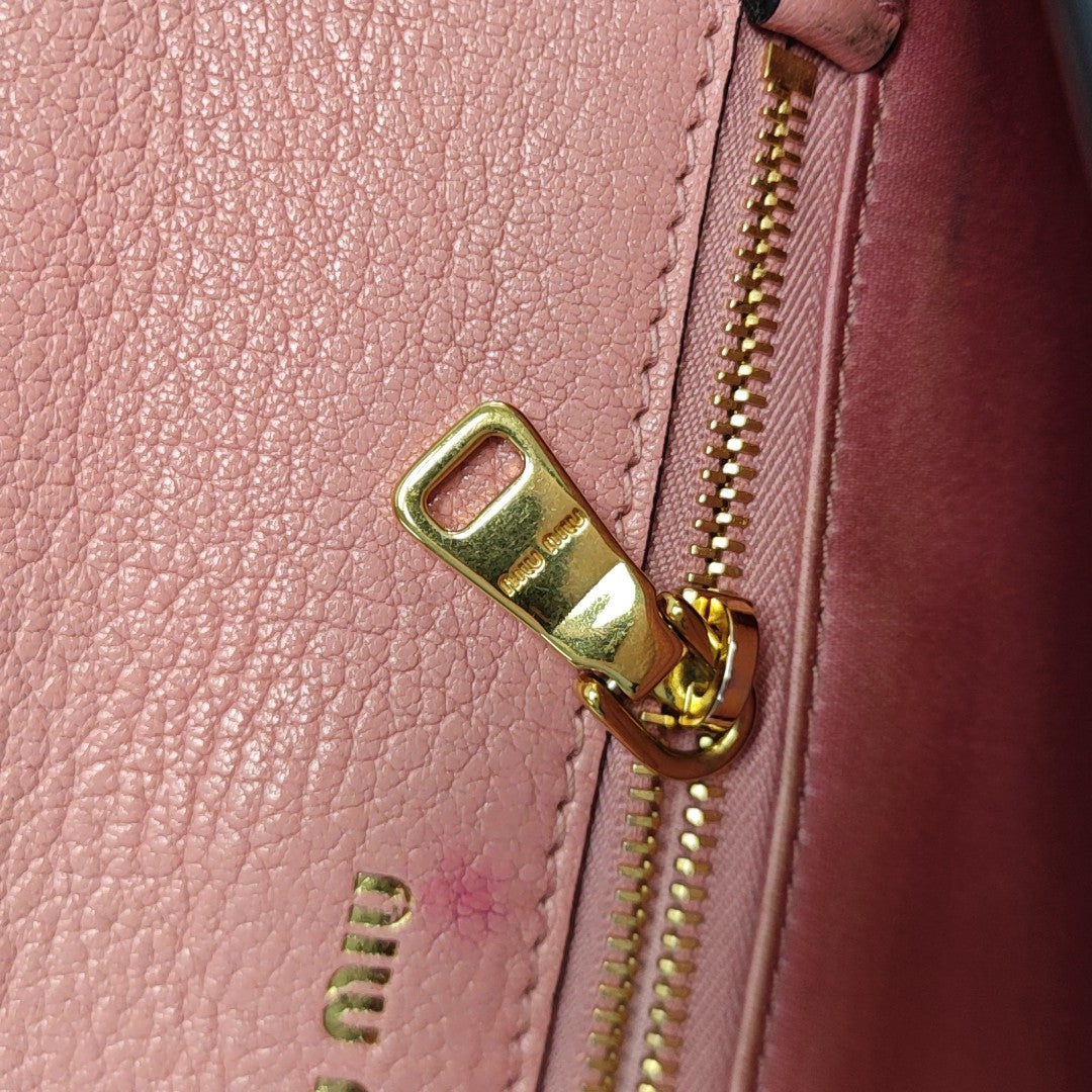 Miu Confidential Lambskin Pink