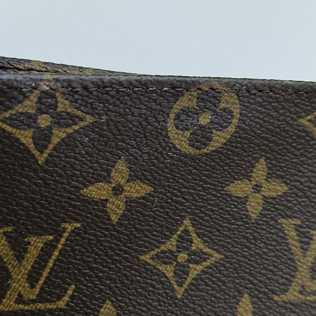 BUCKET Monogram Coated Canvas Brown