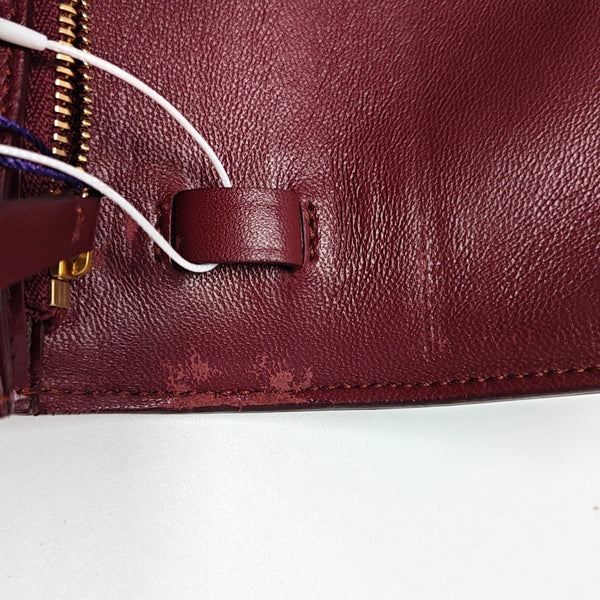 CLASSIC BOX Piel de ternera mediana Roja
