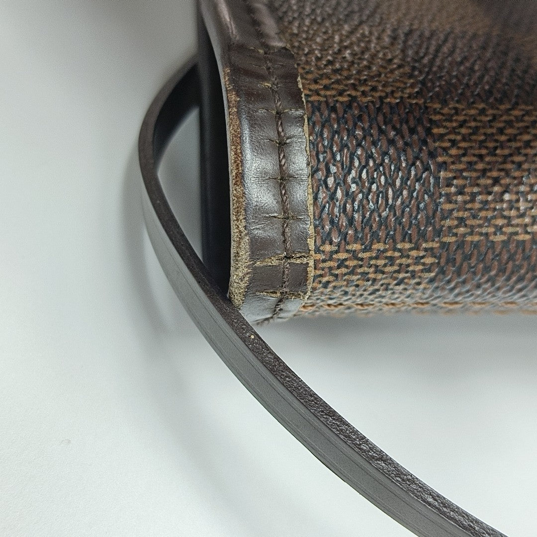 NEVERFULL GM Damier Ebene Coated Canvas Brown