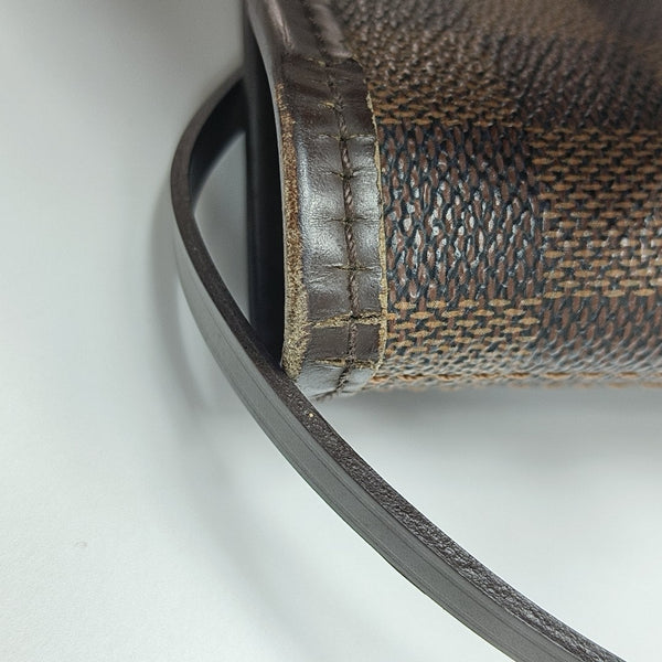 NEVERFULL GM Damier Ebene Coated Canvas Brown