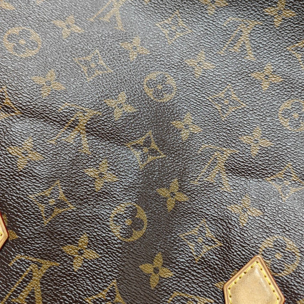 WILSHIRE MM Monogram Coated Canvas Brown