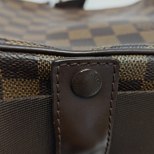OLAV PM Damier Ebene Coated Canvas Brown