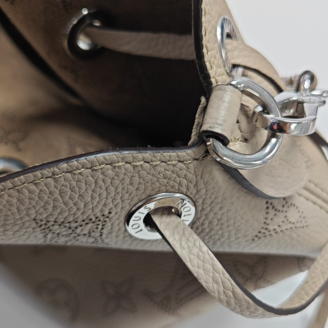 BELLA Monogram Calfskin Gray