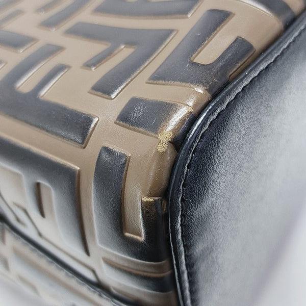 Mon Tresor Mini Monogram Calfskin Brown