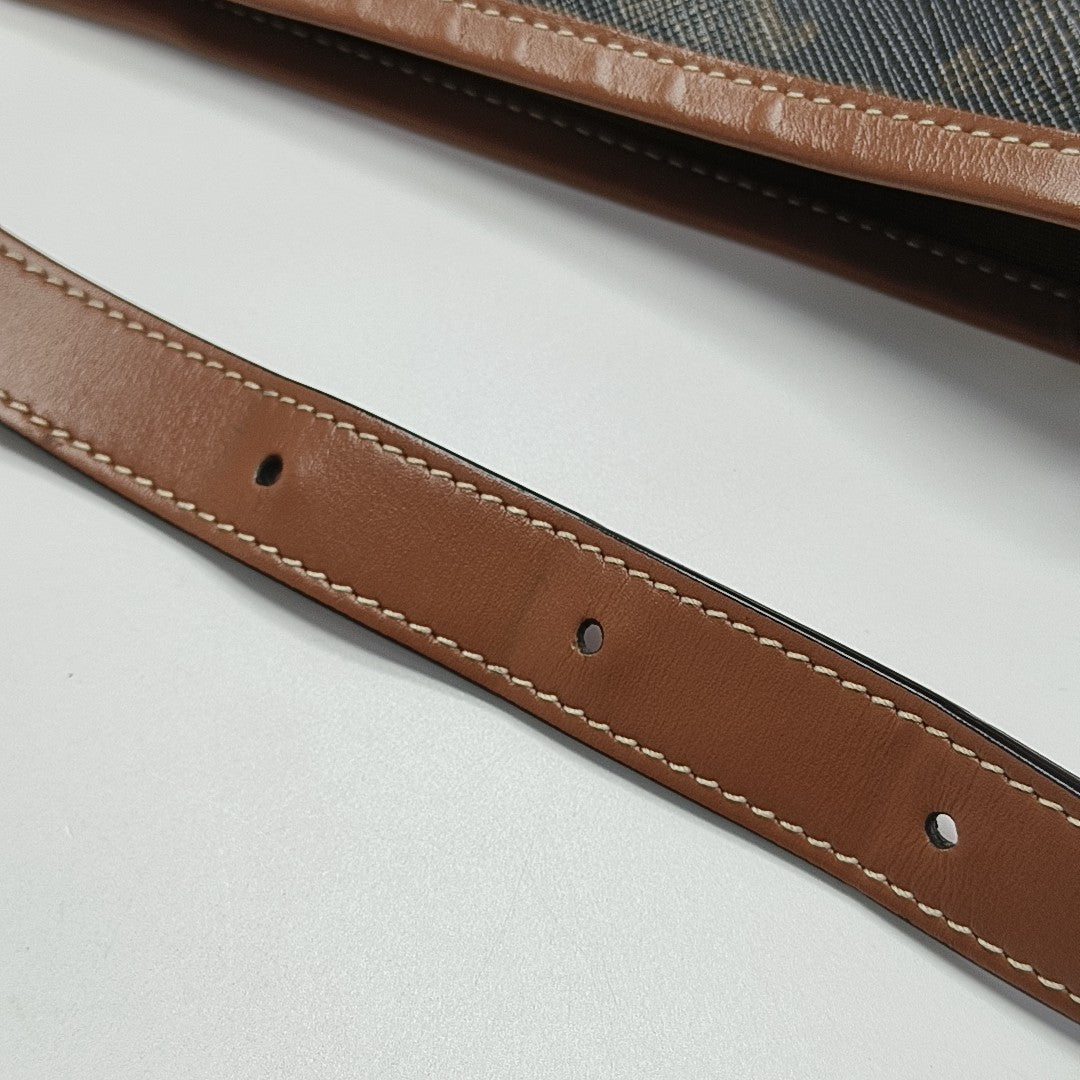 TRIOMPHE CANVAS Small Coated Canvas Brown